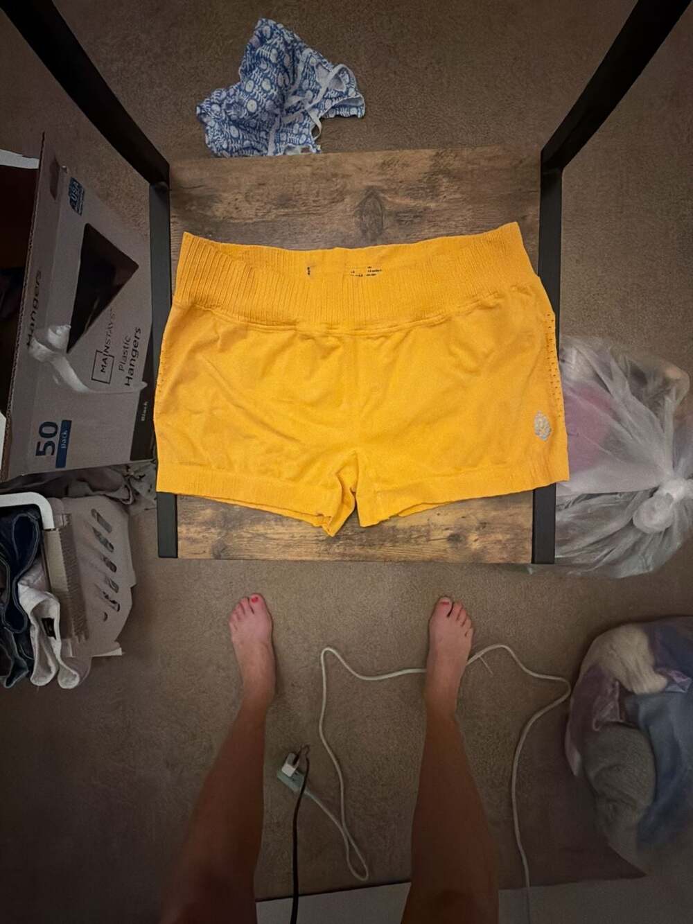 FP Movement Hit The Slopes Shorts Yellow Seamless